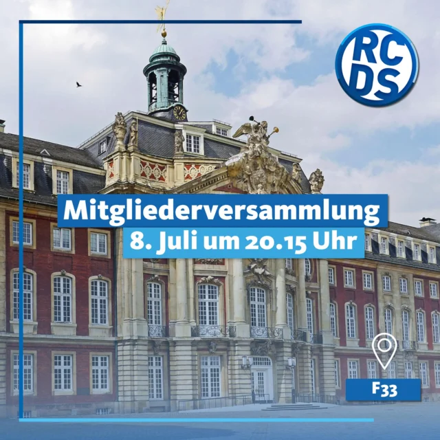 Heute Abend, um 20.15 Uhr, findet unsere Mitgliederversammlung mit den Vorstandswahlen zum kommenden Wintersemester statt. Wir freuen uns sehr euch heute Abend zu sehen! ✌️